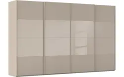 Goossens kledingkast finca combi glans mat glas bruin hoogwaardig meubelplaat - 8244433-{merk}-finca-combi-sts-bruin-schuifdeuren-02